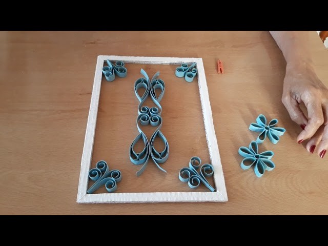 CUADRO DECORATIVO AZUL.