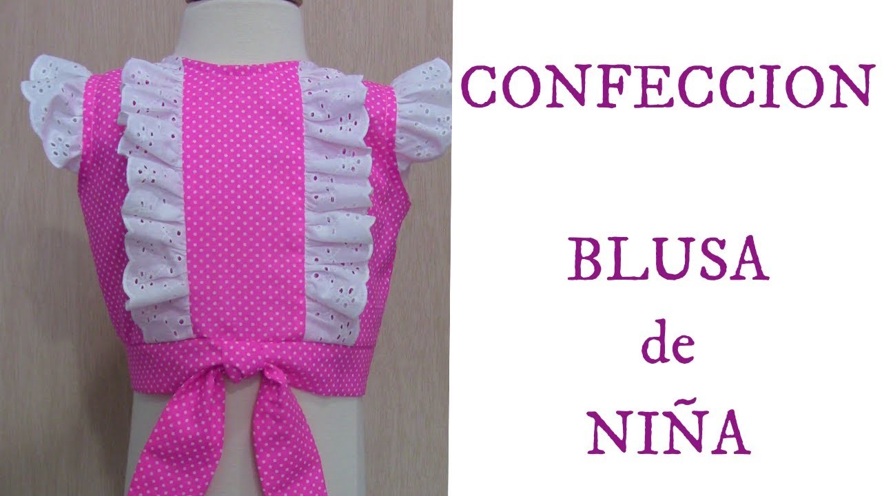 #362 Como hacer hermosa blusa de niña