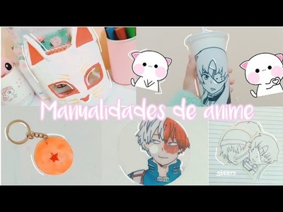 ♡5 ideas de manualidades de anime que puedes hacer♡