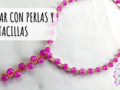 Collar de Perlas y Mostacillas | LaBisu