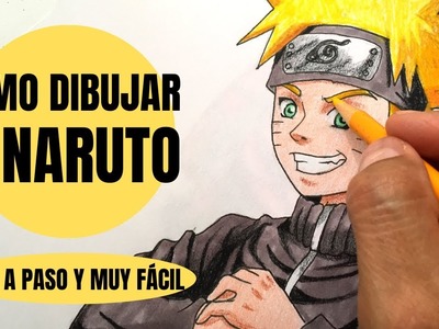 Cómo Dibujar A Naruto Uzumaki Paso a Paso fácil