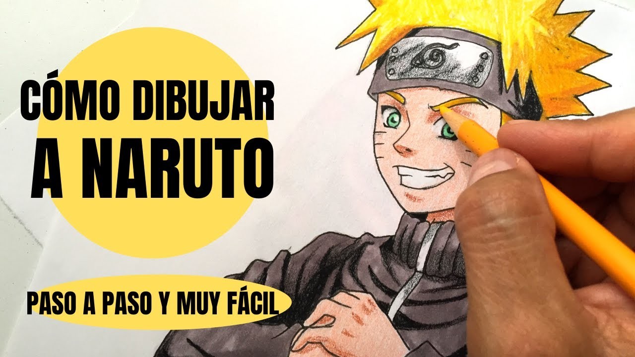 Cómo Dibujar A Naruto Uzumaki Paso a Paso fácil