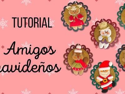 Como hacer muñecos navideños para colgar -Paso a Paso-El Rincón de Beatriz