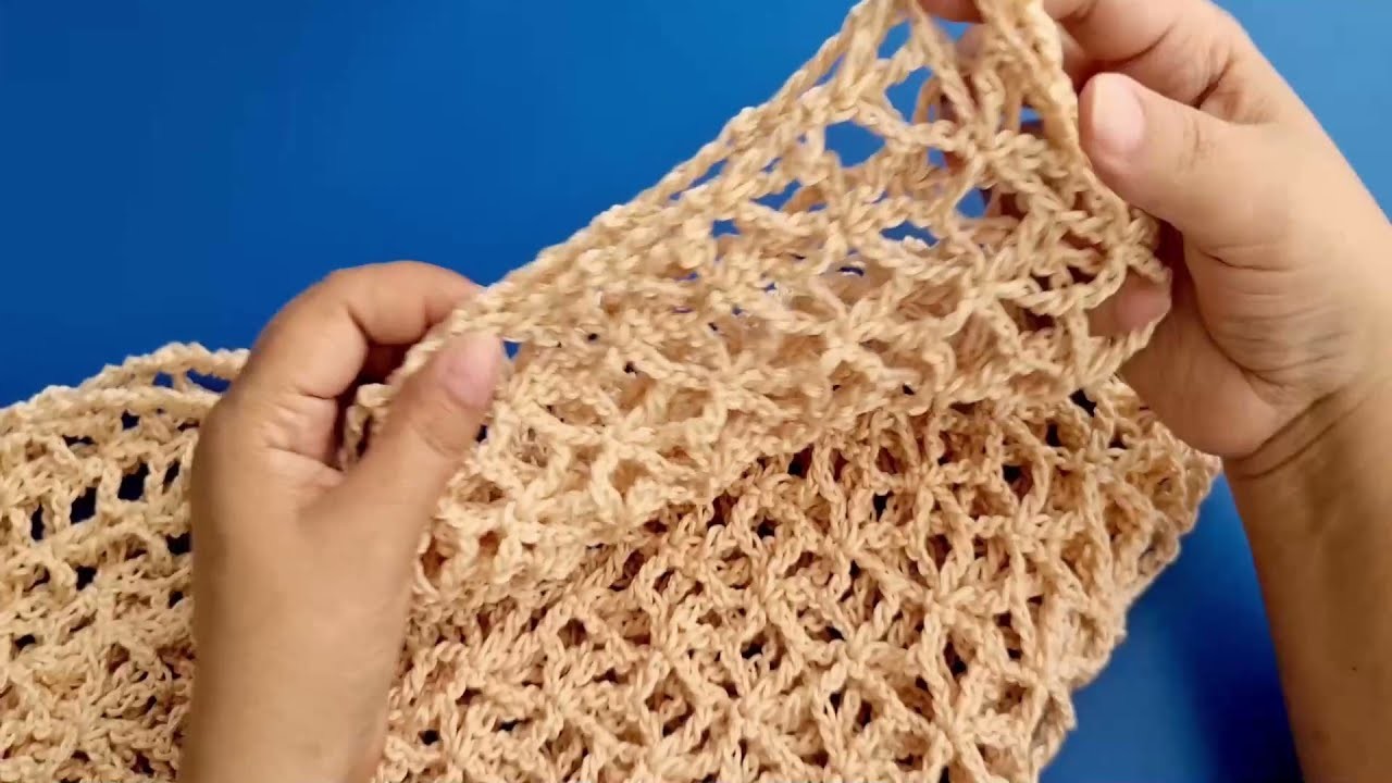 "Como tejer BLUSA FRESCA y SIN COSTURAS paso a paso | diy crochet y mas