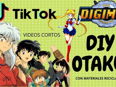 Manualidades para otakus caseras. Recopilación manualidades Anime. Anime Crafts TikTok