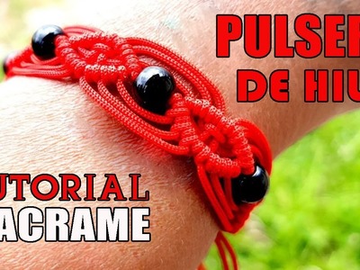 Tutorial Macramé. COMO HACER PULSERA DE HILO FACIL Y RAPIDA | How to make string Bracelets
