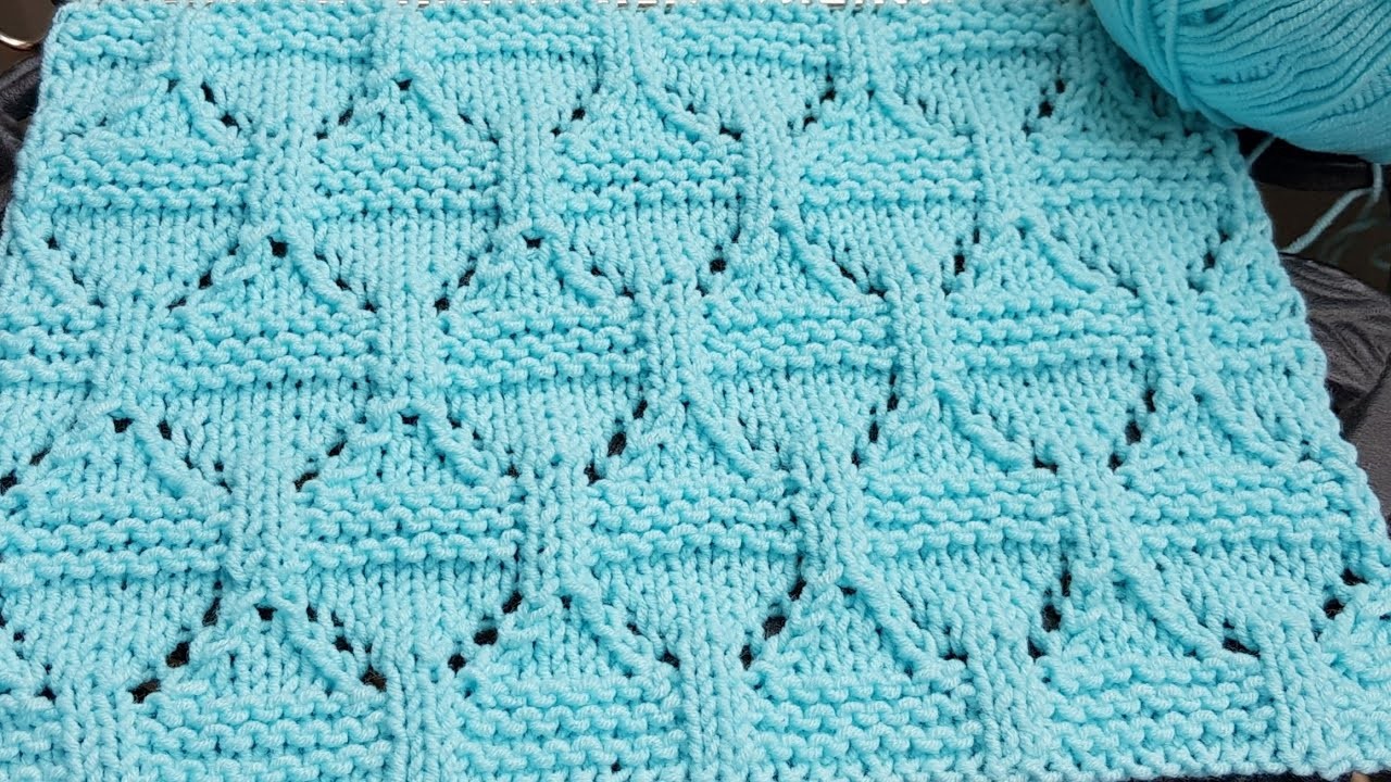 Узор спицами. Knitting pattern. Patrón de tejido