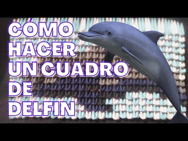 COMO HACER UN DELFIN EN ORIGAMI 3D