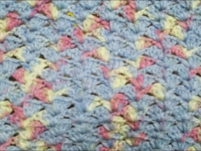Como Tejer una mantita o cobija para bebé a crochet