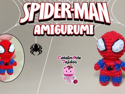 Spiderman mini amigurumi | CatalinArte Tejidos