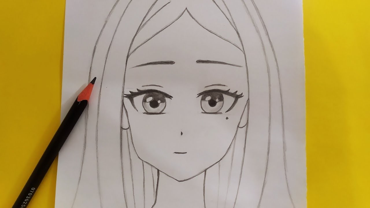 Como dibujar una cara anime || dibujo fácil paso a paso