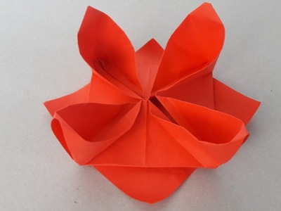 Como Hacer Flor de Lótus. Origami.