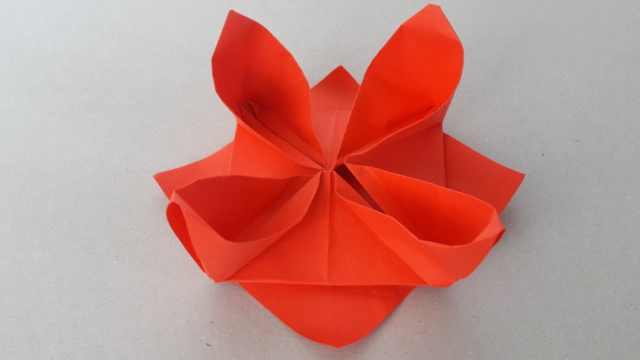 Como Hacer Flor de Lótus. Origami.