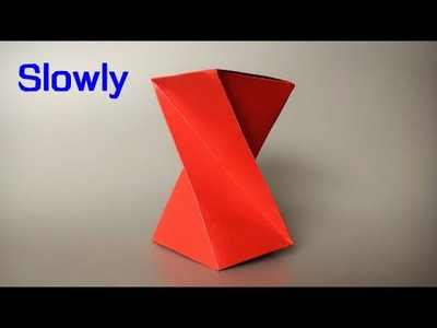 ABC TV | How To Make Twisted Box (Slowly) - Origami Craft Tutorial