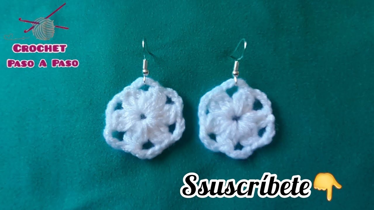 Aretes A Crochet Paso A Paso