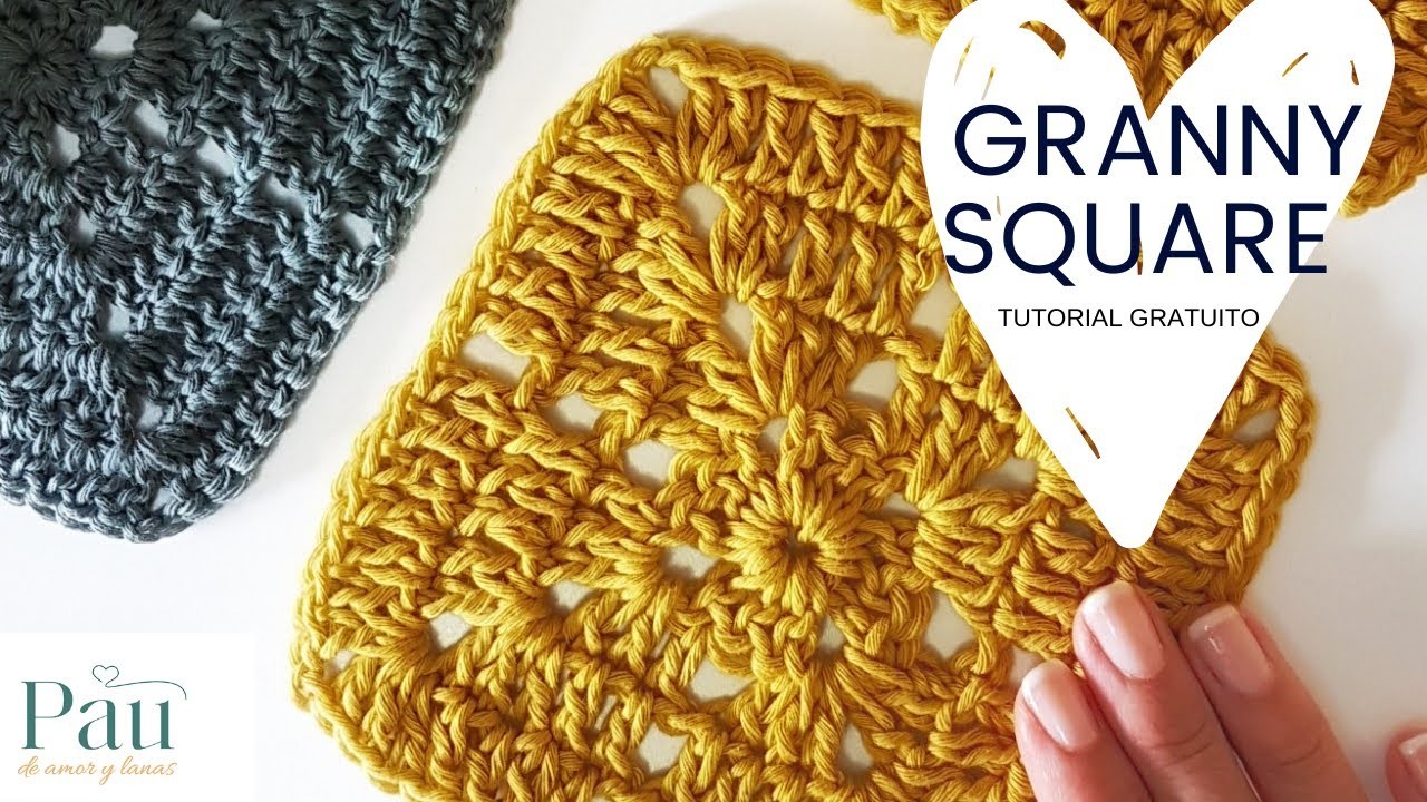 Cómo Tejer Granny Square Diagonales (Cuadradito de la abuela) Fácil y Rápido a Crochet. Ganchillo