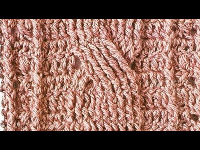 Trenza tejida a Crochet paso a paso