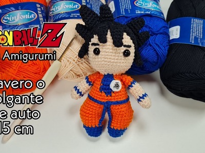 1ra parte, Amigurumi Goku tejido a crochet | Cuerpo y cabeza | Llavero o colgante para auto