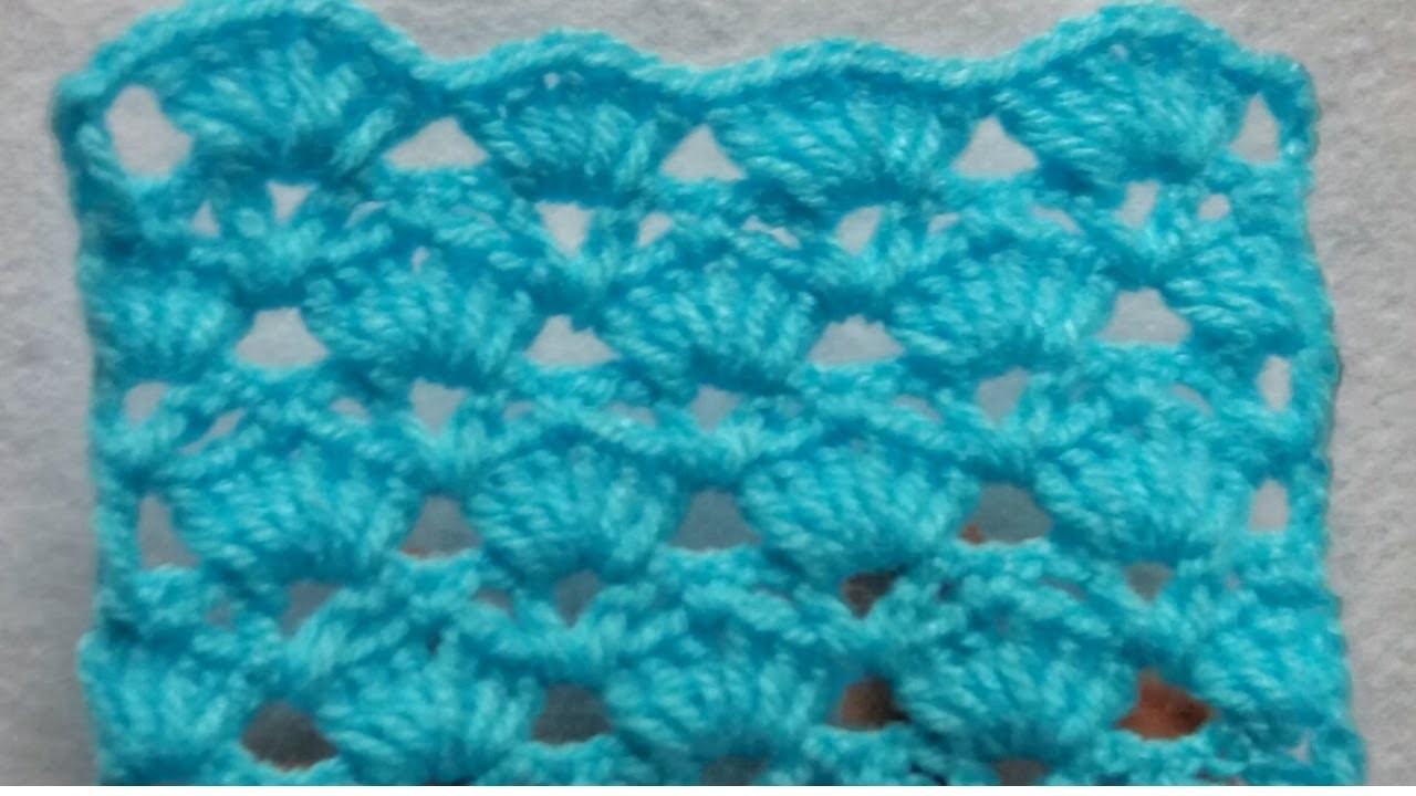 Cómo tejer a crochet puntos super fácil(Tutorial) Muestra #33 Puntadas a crochet para Bufanda-gancho