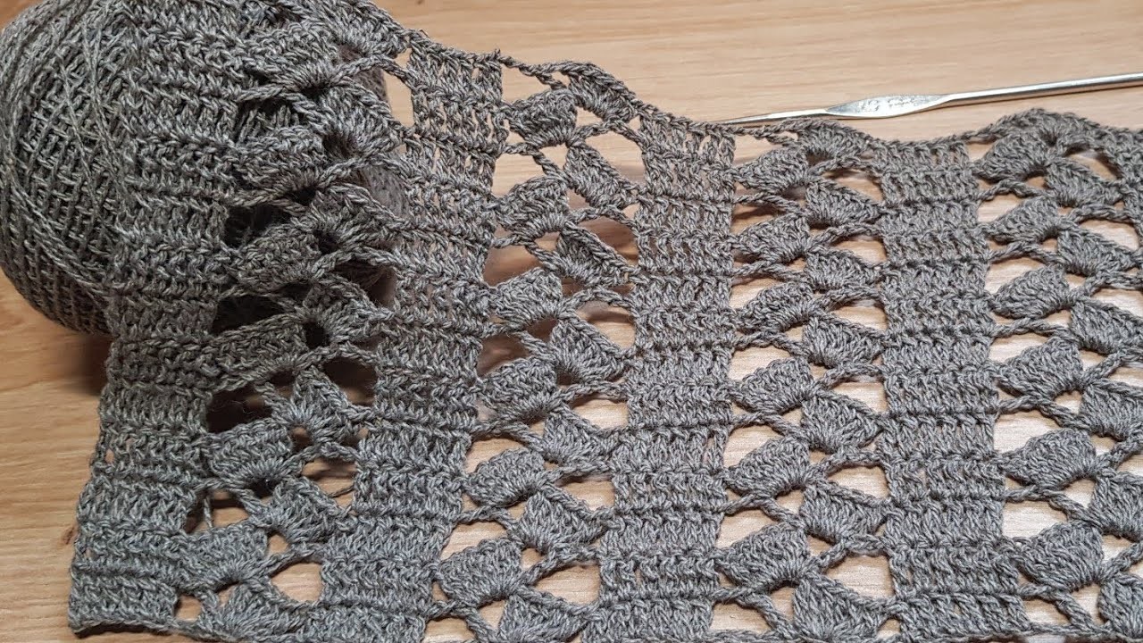 Узор крючком.Crochet pattern.Patrón de ganchillo