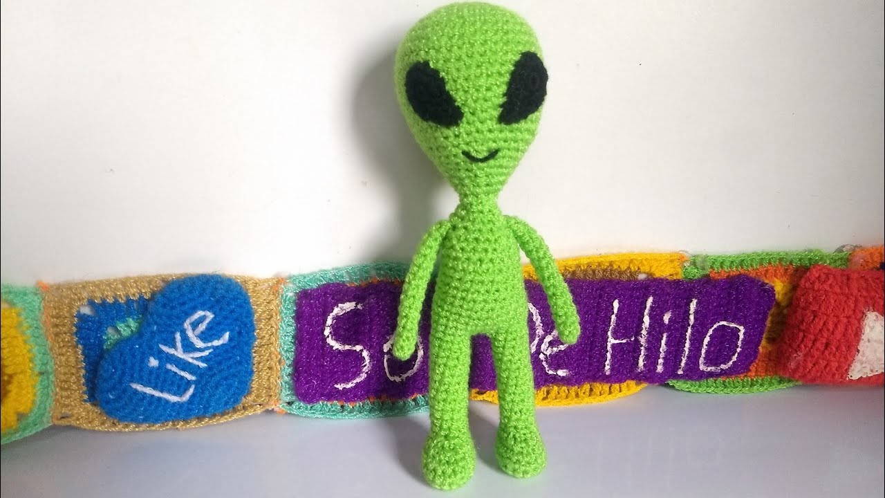 ???? Extraterrestre amigurumi tejido a crochet¡! Fácil y rápido !! ????