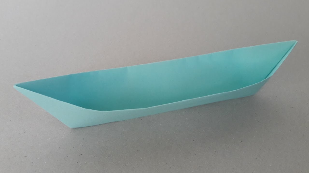 Origami Como hacer un Barco de Papel Paso a Paso