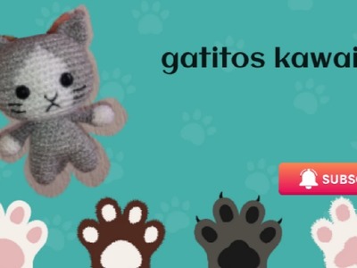 Llavero gatito kawaii amigurumi crochet segunda parte