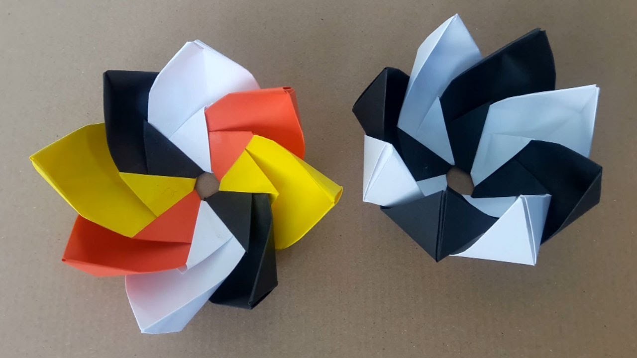 Origami. Como Hacer Flor de Lótus. Flores de Papel. Flor de Lótus.