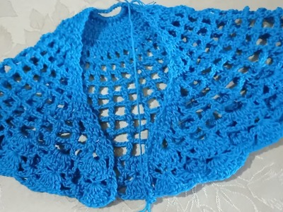Chaleco.blusa en crochet 'Alma": Segunda parte