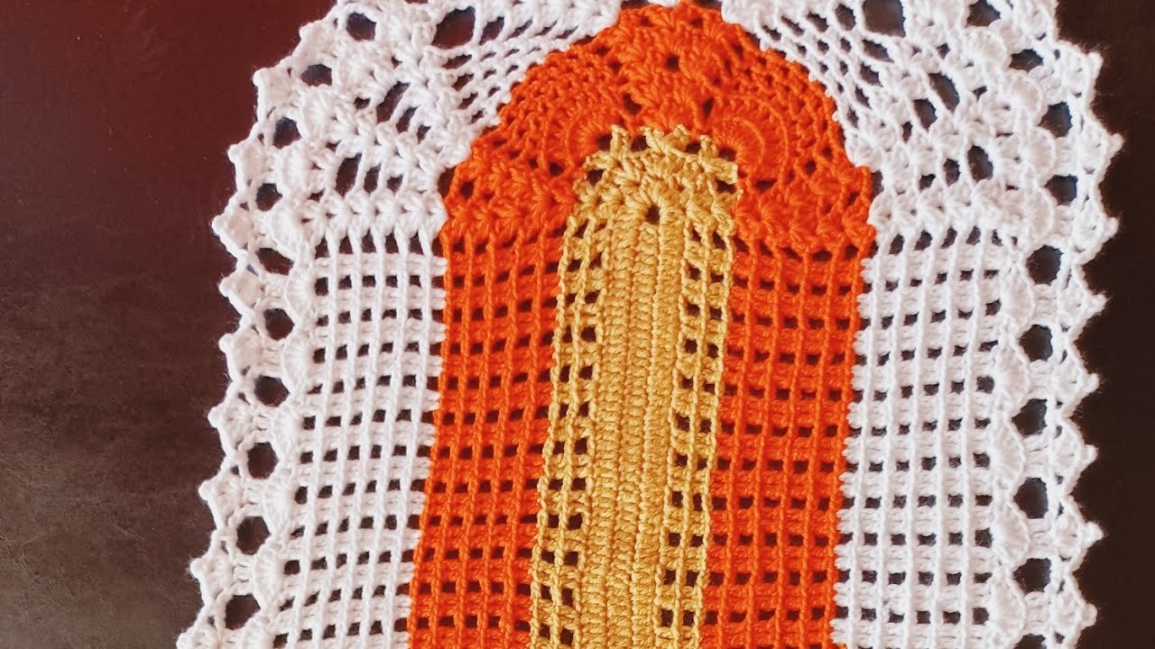 Tapete  Ovalado Tejido A Crochet Paso a Paso 2.3