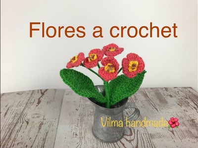 FLOR CORONA DE CRISTO (fáciles de tejer)