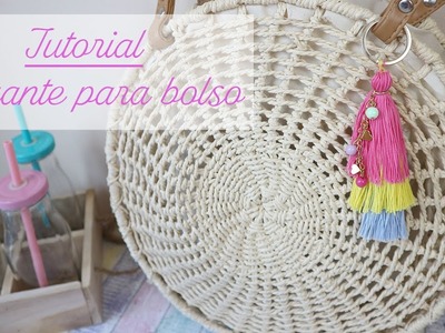 Tutorial colgante veraniego para el bolso (colaboración con Beebeecraft)