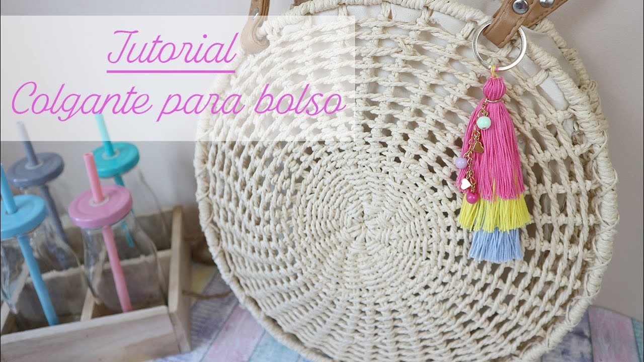 Tutorial colgante veraniego para el bolso (colaboración con Beebeecraft)