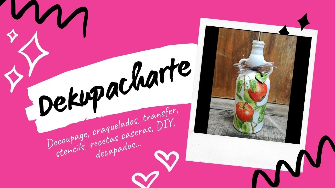 Tutorial decoupage   que chulas manzanas