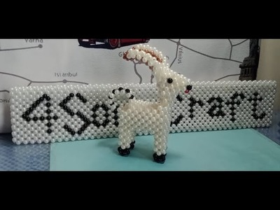 3D Beaded Goat