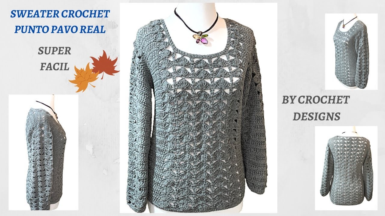 Crochet cárdigan | suéter  | paso a paso muy fácil | crochet designs