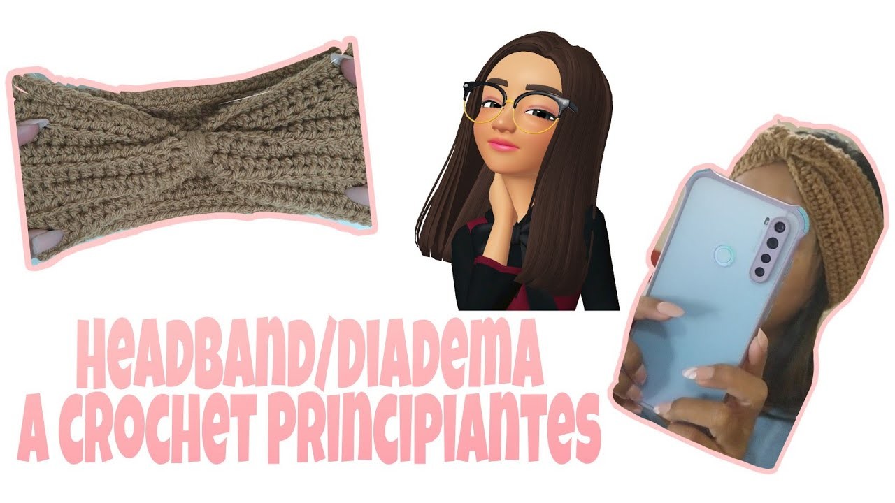 Headband | Diadema a Crochet ????|Principiantes| Súper Fácil ✨#crochet #crochetlove #crochetheadband