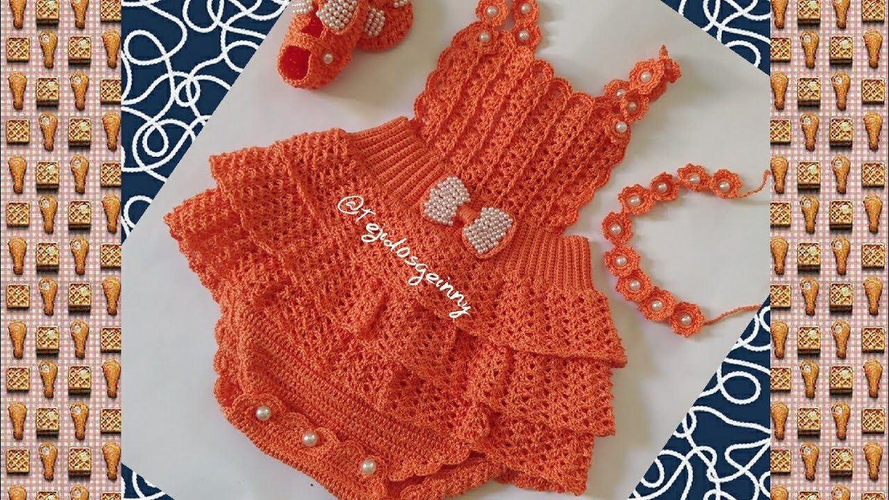 INCREIBLE }lo mucho que SE vende Este pelele tejido a crochet para bebe |Pelele| (0-3) meses.