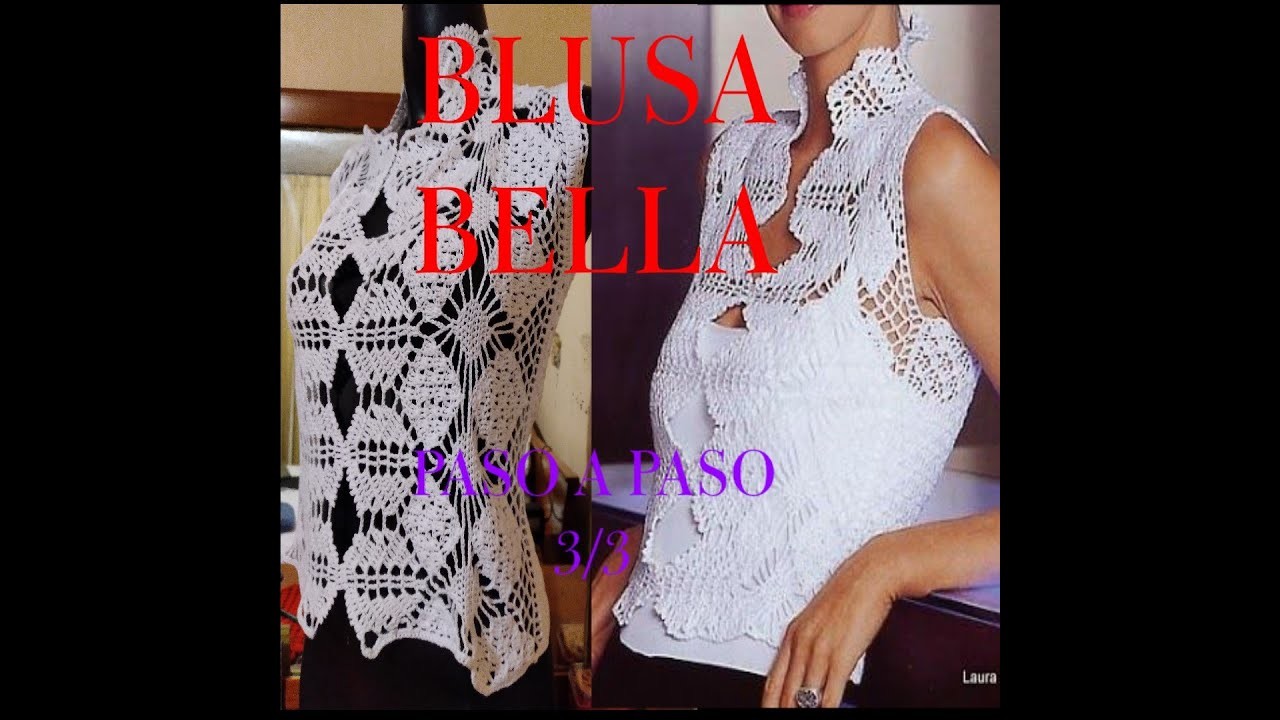 BLUSA BELLA. TUTORIAL paso a paso 3.3