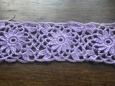 Granny encaje para hacer labores a crochet. Puntada pasó a paso