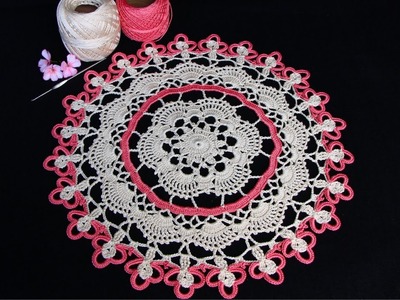 Como aprender a tejer Carpeta, tapete a crochet paso a paso Fácil Parte 2.3