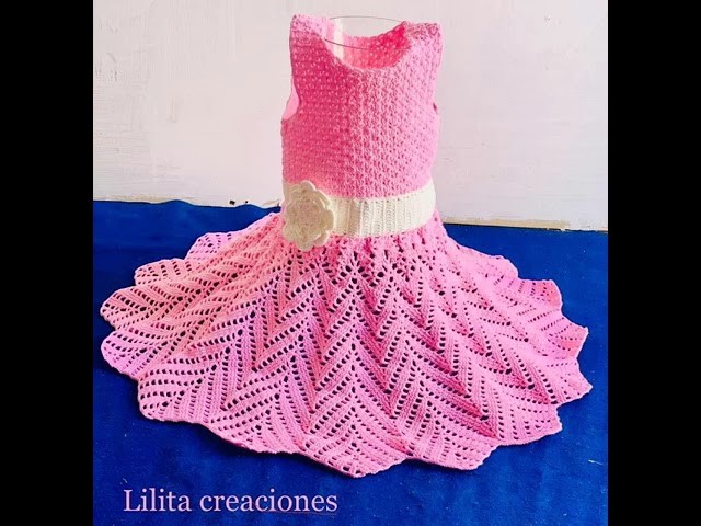 ✅✅ Patrón de Vestido  Tejido  A Crochet ✅✅❤️????
