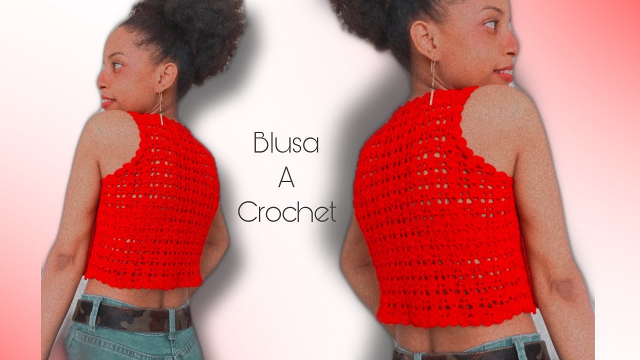 Blusa tejida a crochet 2da parte Pattern & Tutorial DIY