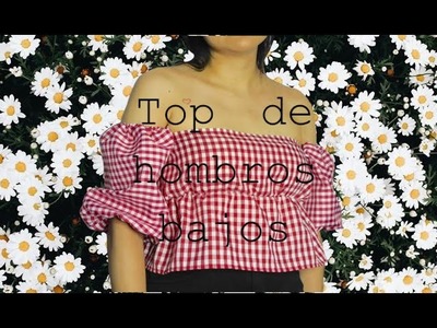 Como hacer un top al hombro DIY