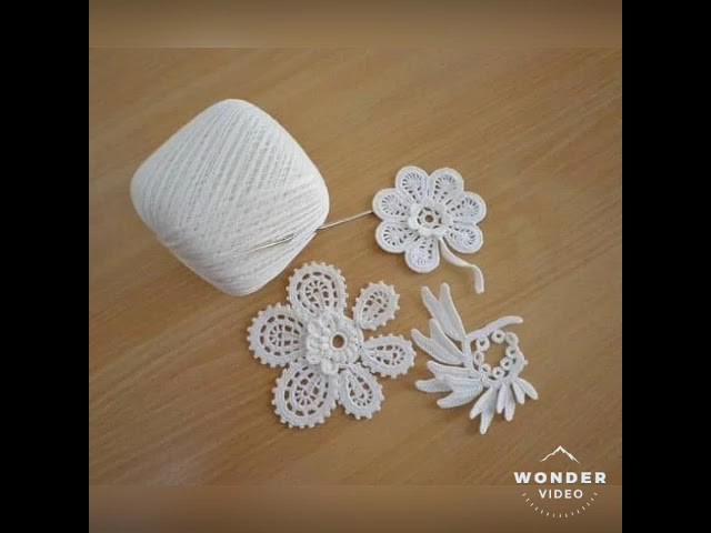 Hermosas flores a crochet