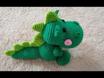 ????☘???? Dinosaurio amigurumi tejido a #crochet ????☘????