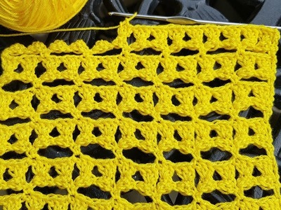 Узор крючком. Crochet pattern. Patrón de ganchillo