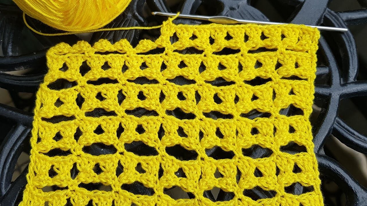 Узор крючком. Crochet pattern. Patrón de ganchillo