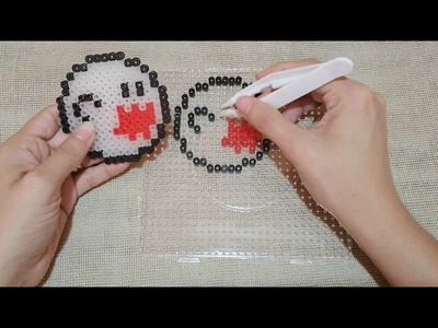 Fantasma Mario Bross con Hamma Beads