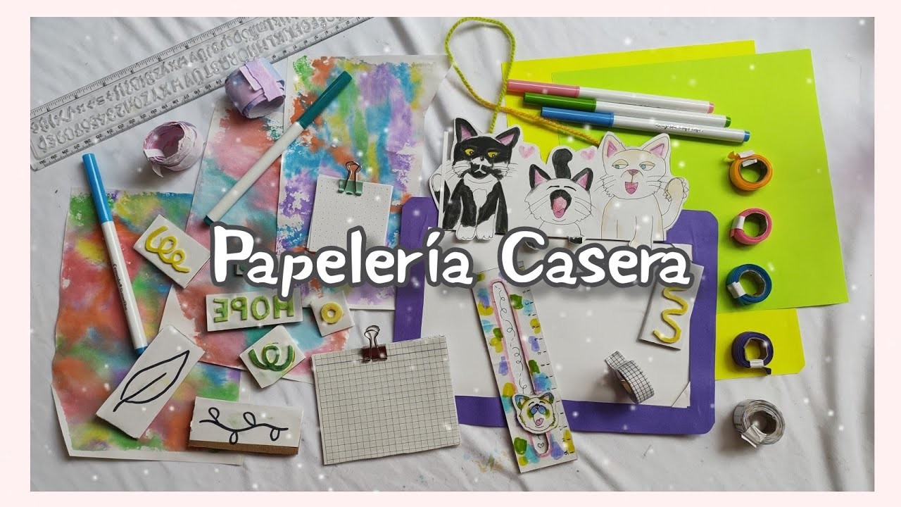 Haciendo Papelería Casera. DIY. sin imprimir por falta de money, PARTE (I) | • Hope Noz ????